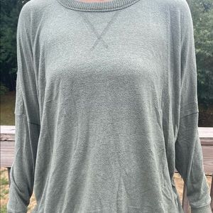Green long sleeve thermal